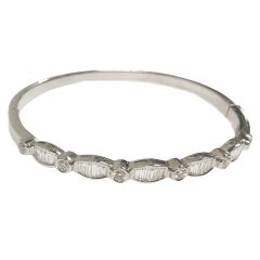Pulsera caña de diamantes en distintas tallas