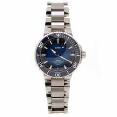 Oris Aquis Date 41,5mm automático, acero, esfera azul