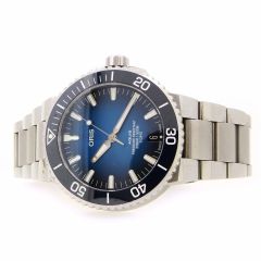 Oris Aquis Date 41,5mm automático, acero, esfera azul